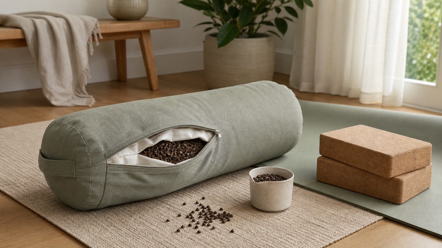 Navulbare yoga bolster: wat verstelbaarheid echt oplevert