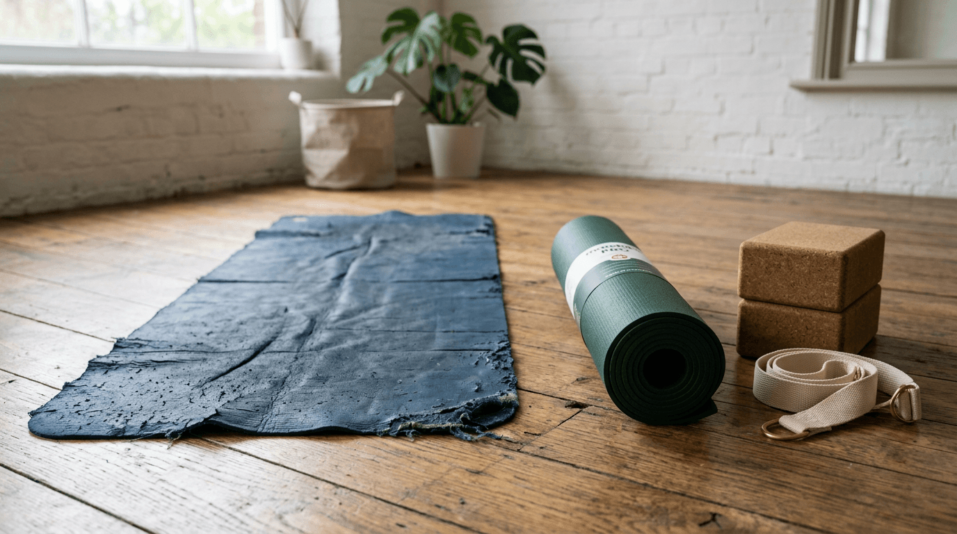 Hoe lang gaat een yogamat mee en wanneer is het tijd om te vervangen?