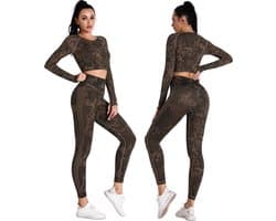 Sportoutfit Yoga Set Camouflage