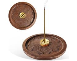 Lotus Wierook Houder - Houten Design