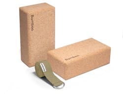 Bamboa Kurk Yoga Blokken Set