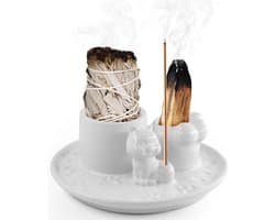 4-in-1 Incense Bowl - Katvormig Design