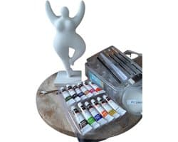 DIY Yoga Schilderpakket - 30 cm Beeldje