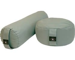 Yoga Bolster & Meditatiekussen Set